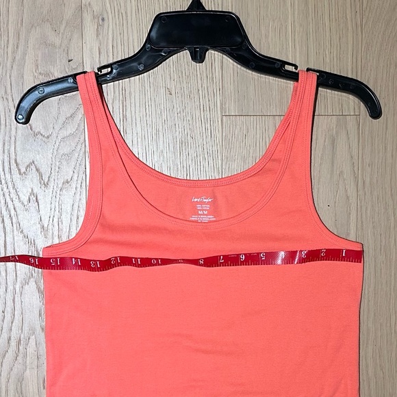 Lord & Taylor Peach Cotton Tank Top - Picture 4 of 4